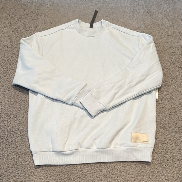 VUORI Restore Oversized Crew 2.0Vans Crewneck Sweater with Ribbed Cuffs size XS - Picture 2 of 6